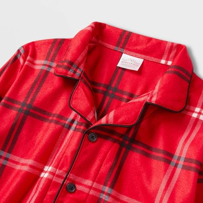 Kids' Plaid Matching Family Pajama Set - Wondershop™ Red - Image 3