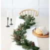 6' Mixed Greenery With Pinecones & White Berries Artificial Christmas Garland Green - Wondershop™