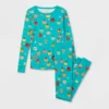 Kids' Feliz Navidad Matching Family Pajama Set - Wondershop™ With Dia Pacheco Blue