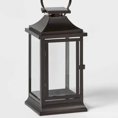 12" Decorative Metal Lantern Black - Wondershop™ - Image 2