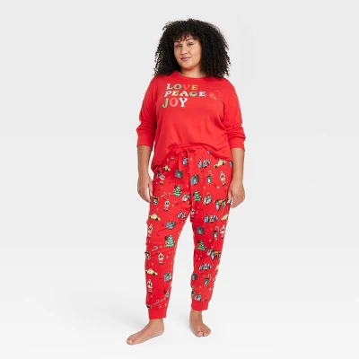 Women's Holiday City Matching Family Pajama Set - Wondershop™ With Frances Marina Smith Red - Image 4