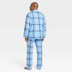 Men's Plaid Flannel Matching Family Pajama Set - Wondershop™ Blue