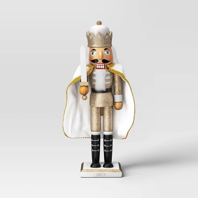 Cape Nutcracker Figure Gold Glitter - Wondershop™ - Image 2