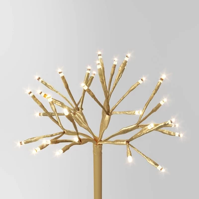 18" LED Gold Starburst Christmas Novelty Sculpture Light Warm White - Wondershop™ - Image 4