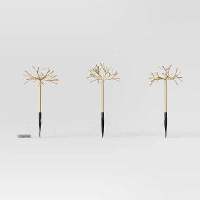 18" LED Gold Starburst Christmas Novelty Sculpture Light Warm White - Wondershop™ - Image 2