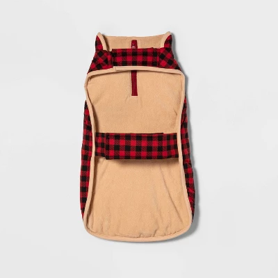 Snow Shoe Lodge Buffalo Plaid Cat And Dog Puffer Vest - Wondershop™ - Image 2