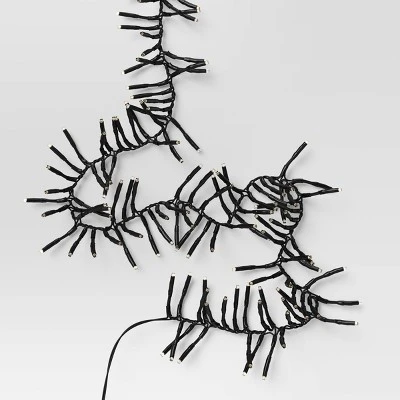 448ct LED Christmas Mini String Lights Garland Warm White Black Wire - Wondershop™ - Image 4