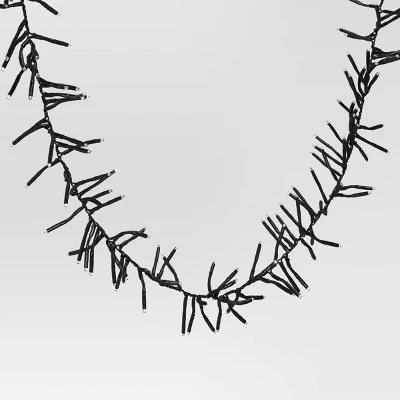 448ct LED Christmas Mini String Lights Garland Warm White Black Wire - Wondershop™ - Image 2