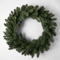28" Pre-lit Battery Operated Artificial Christmas Wreath LED Dual Color Lights - Wondershop™