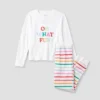 Kids' Striped Oh What Fun Matching Family Thermal Pajama Set - Wondershop™