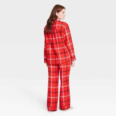 Women's Plaid Flannel Matching Family Pajama Set - Wondershop™ Red
