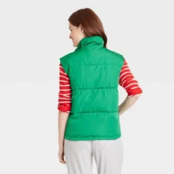 Women's Matching Family Puffer Vest - Wondershop™ Green